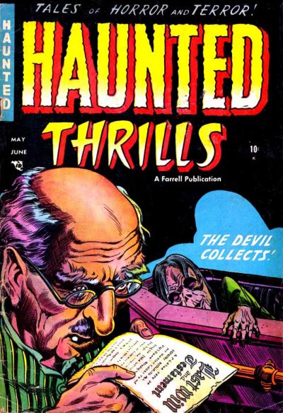 Cover for Haunted Thrills (Farrell, 1952 series) #15