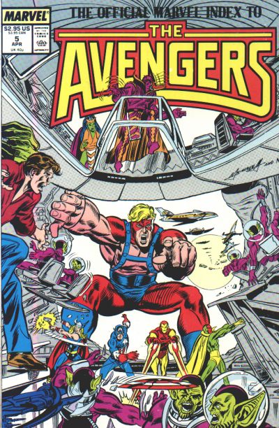Cover for The Official Marvel Index to the Avengers (Marvel, 1987 series) #5