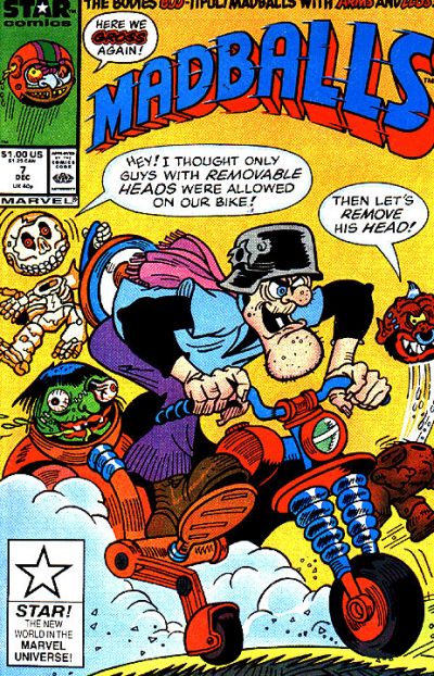Cover for Madballs (Marvel, 1987 series) #7