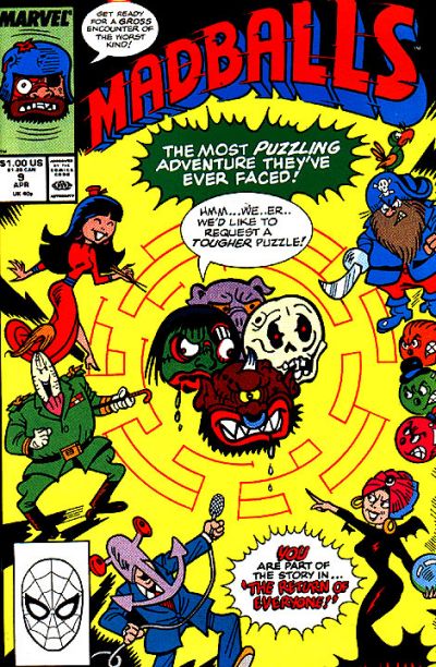 Cover for Madballs (Marvel, 1987 series) #9