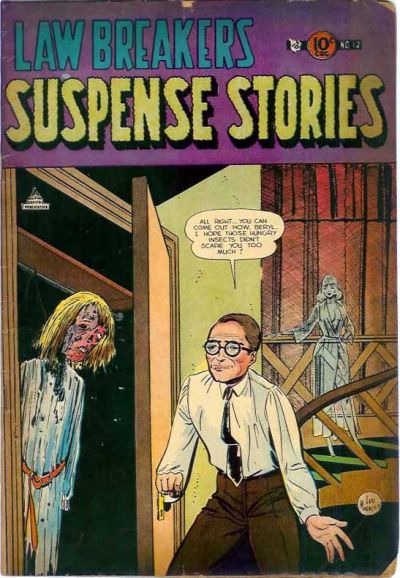 Cover for Lawbreakers Suspense Stories (Charlton, 1953 series) #12