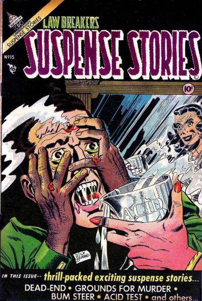 Cover for Lawbreakers Suspense Stories (Charlton, 1953 series) #15