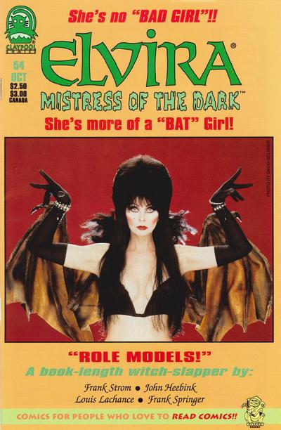 Cover for Elvira, Mistress of the Dark (Claypool Comics, 1993 series) #54