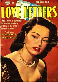Cover for Love Letters (Quality Comics, 1949 series) #15
