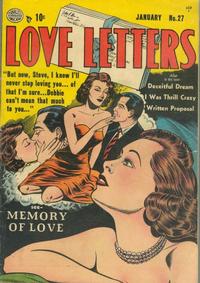 Cover Thumbnail for Love Letters (Quality Comics, 1949 series) #27