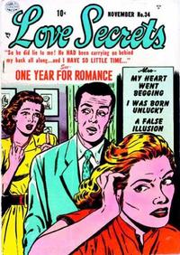 Cover Thumbnail for Love Secrets (Quality Comics, 1953 series) #34