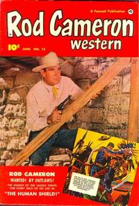 Cover Thumbnail for Rod Cameron Western (Fawcett, 1950 series) #15