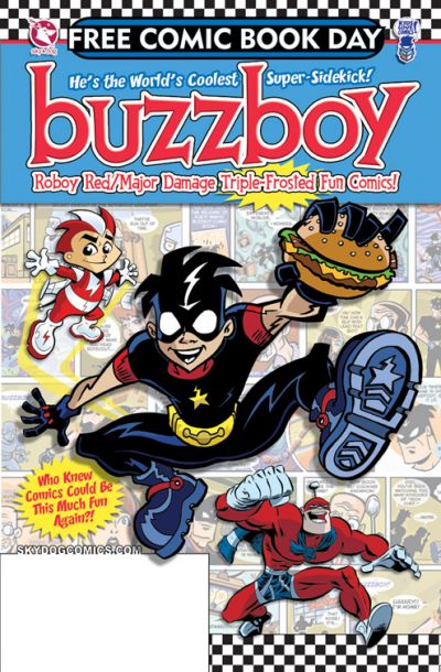 Cover for Buzzboy/Roboy Red/Major Damage Triple-Frosted Fun Comics (Sky-Dog Press, 2005 series) 