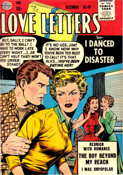 Cover for Love Letters (Quality Comics, 1954 series) #43