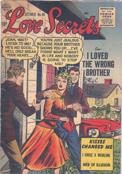 Cover for Love Secrets (Quality Comics, 1953 series) #46