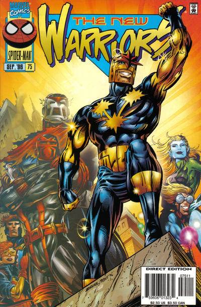 Cover for The New Warriors (Marvel, 1990 series) #75