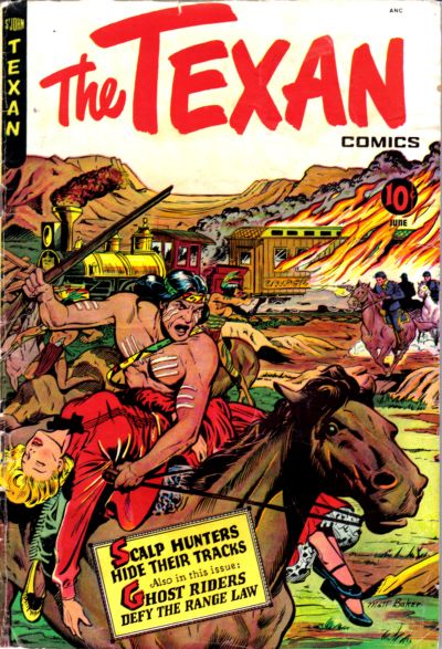 Cover for The Texan (St. John, 1948 series) #8