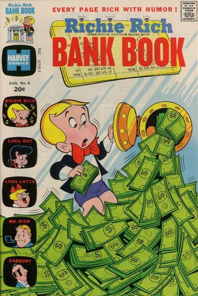 Cover for Richie Rich Bank Book (Harvey, 1972 series) #6