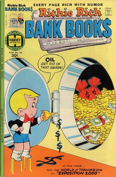 Cover for Richie Rich Bank Book (Harvey, 1972 series) #30