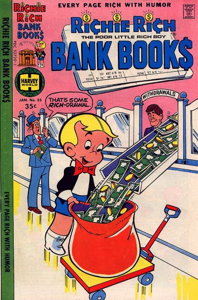 Cover for Richie Rich Bank Book (Harvey, 1972 series) #33