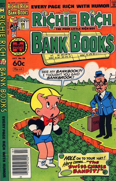 Cover for Richie Rich Bank Book (Harvey, 1972 series) #58