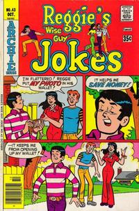 Cover for Reggie's Wise Guy Jokes (Archie, 1968 series) #43