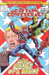 Cover Thumbnail for Captain Confederacy (SteelDragon Press, 1986 series) #1