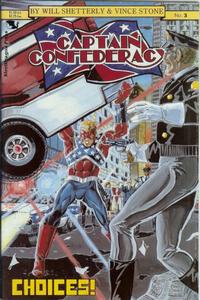 Cover Thumbnail for Captain Confederacy (SteelDragon Press, 1986 series) #3
