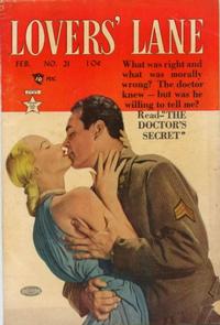 Cover Thumbnail for Lovers' Lane (Lev Gleason, 1949 series) #21
