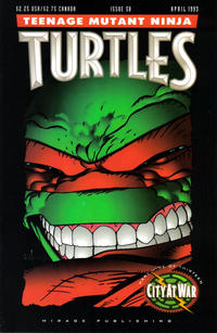 Cover for Teenage Mutant Ninja Turtles (Mirage, 1984 series) #58