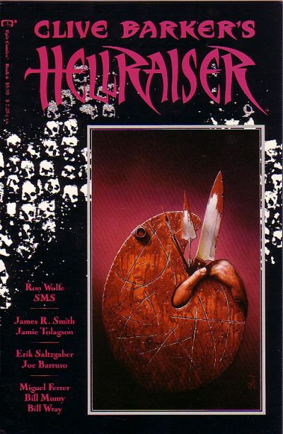 Cover for Clive Barker's Hellraiser (Marvel, 1989 series) #6
