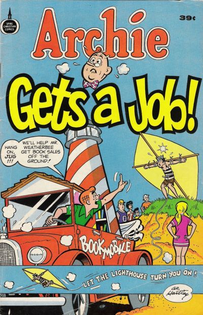 Cover for Archie Gets a Job (Fleming H. Revell Company, 1977 series) [39¢]
