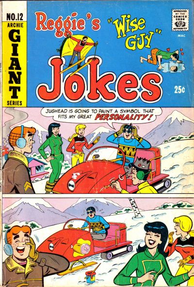 Cover for Reggie's Wise Guy Jokes (Archie, 1968 series) #12