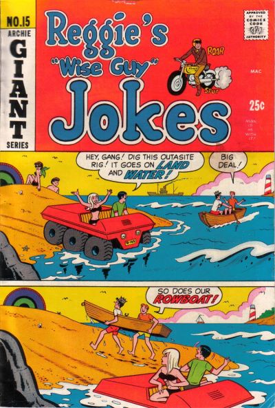 Cover for Reggie's Wise Guy Jokes (Archie, 1968 series) #15
