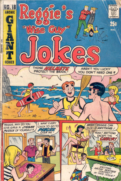Cover for Reggie's Wise Guy Jokes (Archie, 1968 series) #18