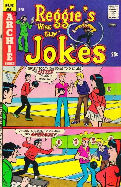 Cover for Reggie's Wise Guy Jokes (Archie, 1968 series) #32