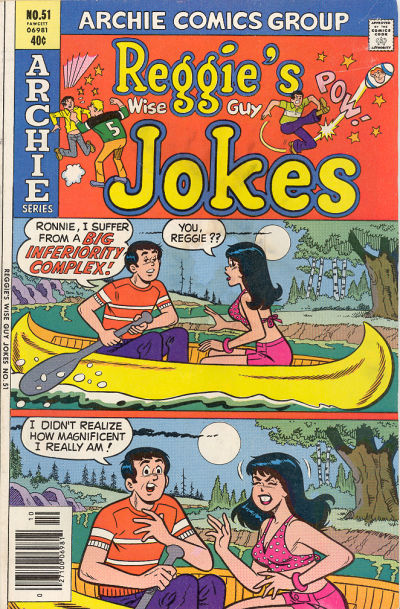 Cover for Reggie's Wise Guy Jokes (Archie, 1968 series) #51