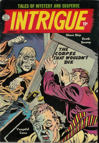 Cover for Intrigue (Quality Comics, 1955 series) #1