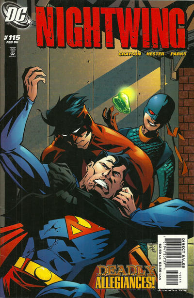 Cover for Nightwing (DC, 1996 series) #115 [Direct Sales]