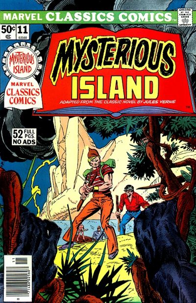 Cover for Marvel Classics Comics (Marvel, 1976 series) #11 - Mysterious Island