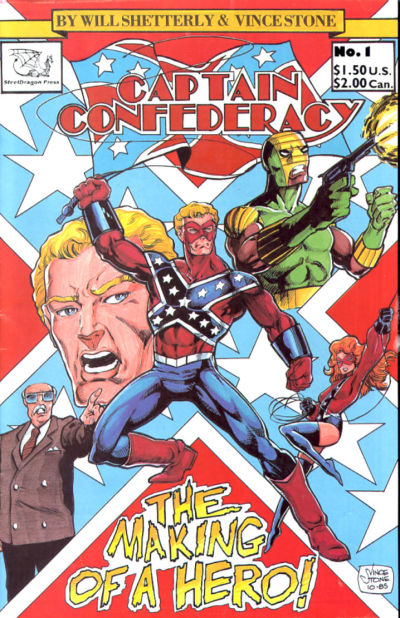 Cover for Captain Confederacy (SteelDragon Press, 1986 series) #1