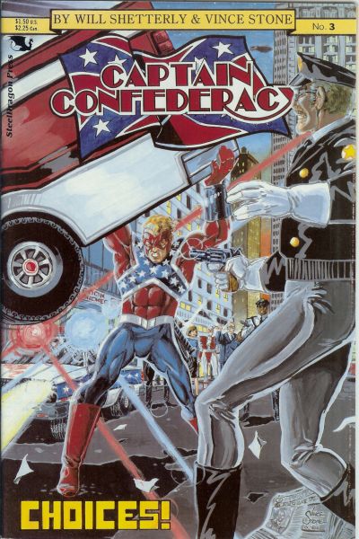 Cover for Captain Confederacy (SteelDragon Press, 1986 series) #3