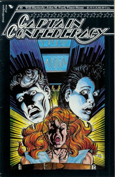 Cover for Captain Confederacy (SteelDragon Press, 1986 series) #9