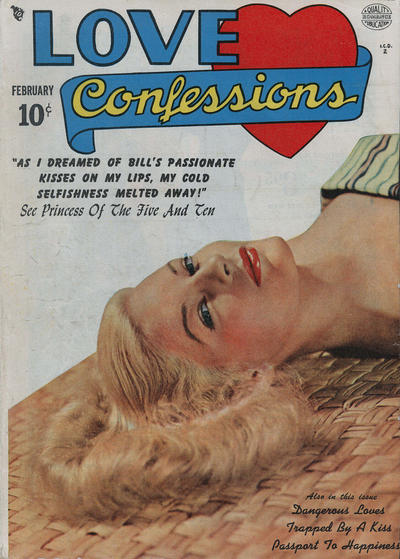 Cover for Love Confessions (Quality Comics, 1949 series) #3