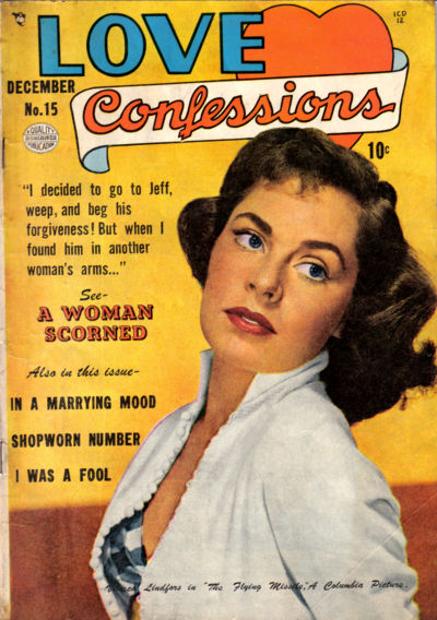 Cover for Love Confessions (Quality Comics, 1949 series) #15
