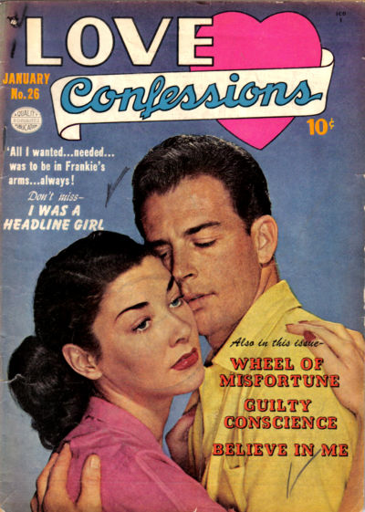 Cover for Love Confessions (Quality Comics, 1949 series) #26