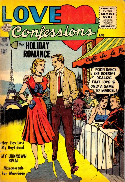 Cover for Love Confessions (Quality Comics, 1949 series) #43