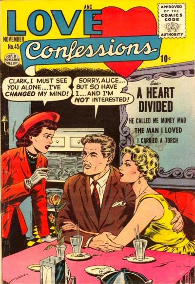 Cover for Love Confessions (Quality Comics, 1949 series) #45