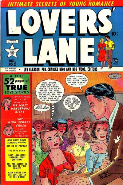 Cover for Lovers' Lane (Lev Gleason, 1949 series) #2