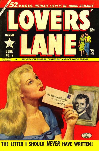 Cover for Lovers' Lane (Lev Gleason, 1949 series) #5