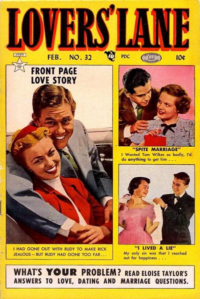 Cover for Lovers' Lane (Lev Gleason, 1949 series) #32