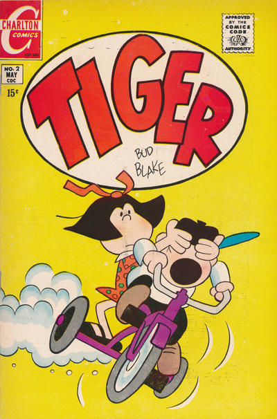 Cover for Tiger (Charlton, 1970 series) #2