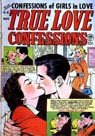 Cover for True Love Confessions (Premier Magazines, 1954 series) #4