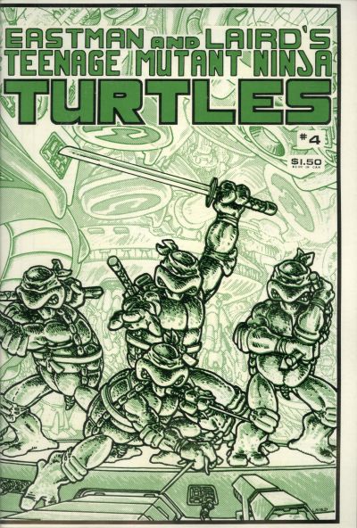 Cover for Teenage Mutant Ninja Turtles (Mirage, 1984 series) #4