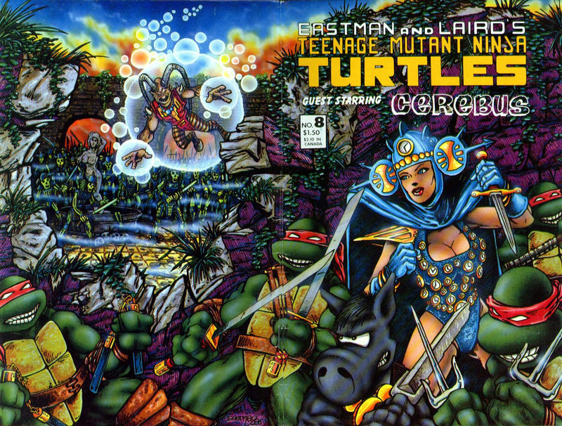 Cover for Teenage Mutant Ninja Turtles (Mirage, 1984 series) #8